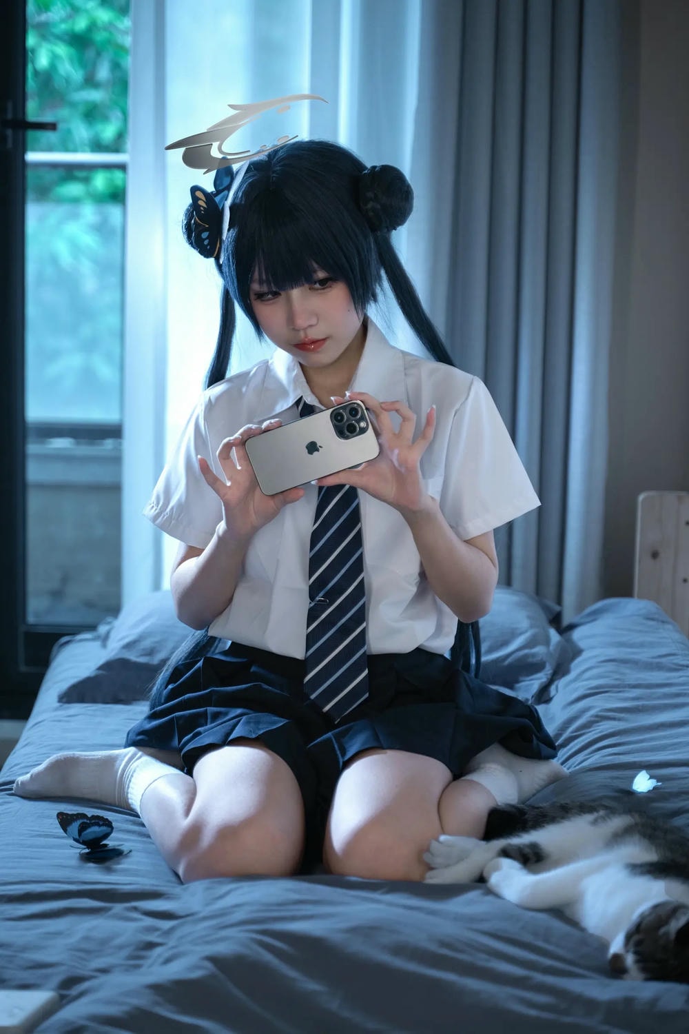 【单套】清水凪：龙华妃咲JK【52P】  第5张