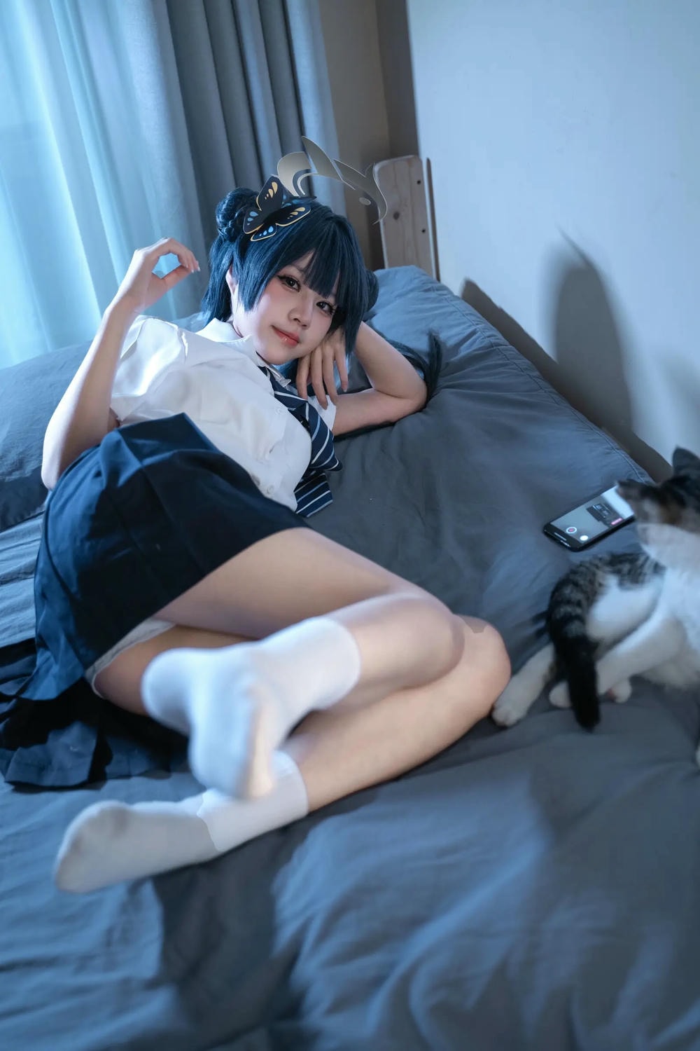 【单套】清水凪：龙华妃咲JK【52P】  第3张