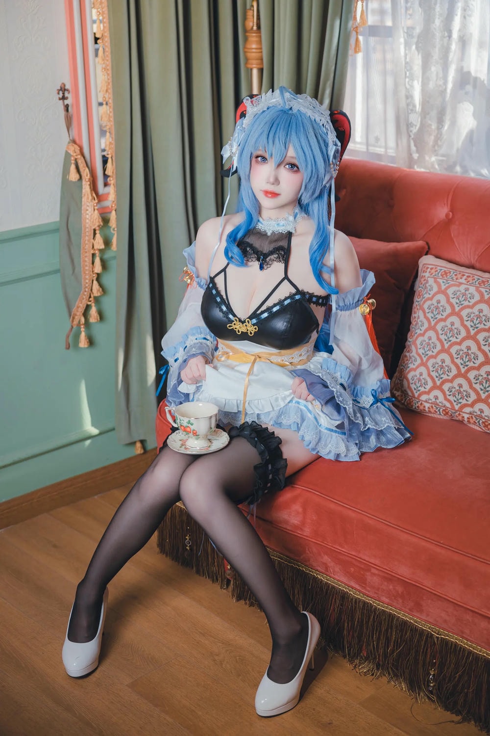【单套】雪晴Astra：原神甘雨女仆【31P】  第3张