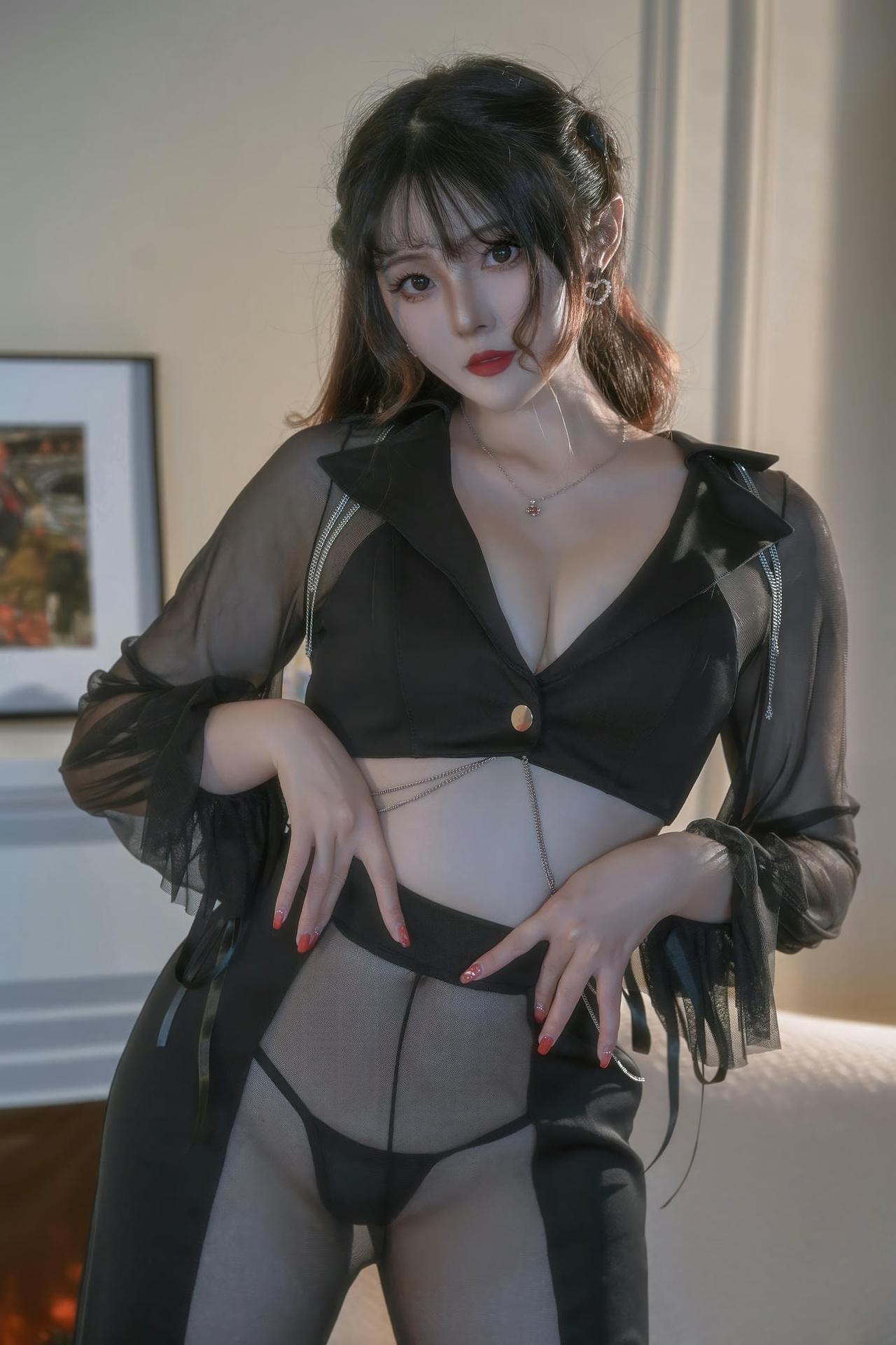 【单套】Natsuko夏夏子：朦朧OL（98张）  第2张