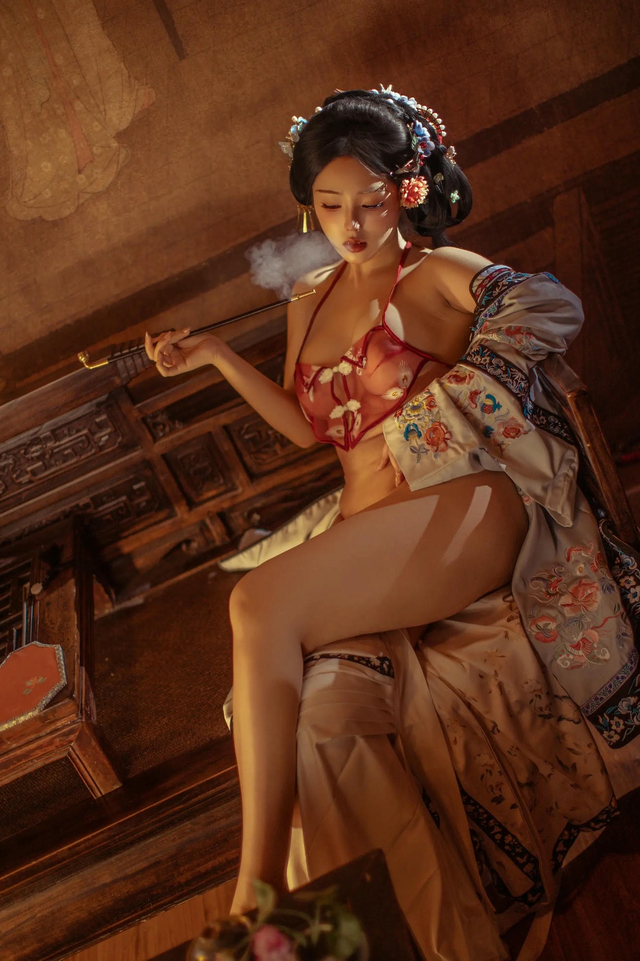 【单套】鈦合金大粑粑：胭脂扣【108P】