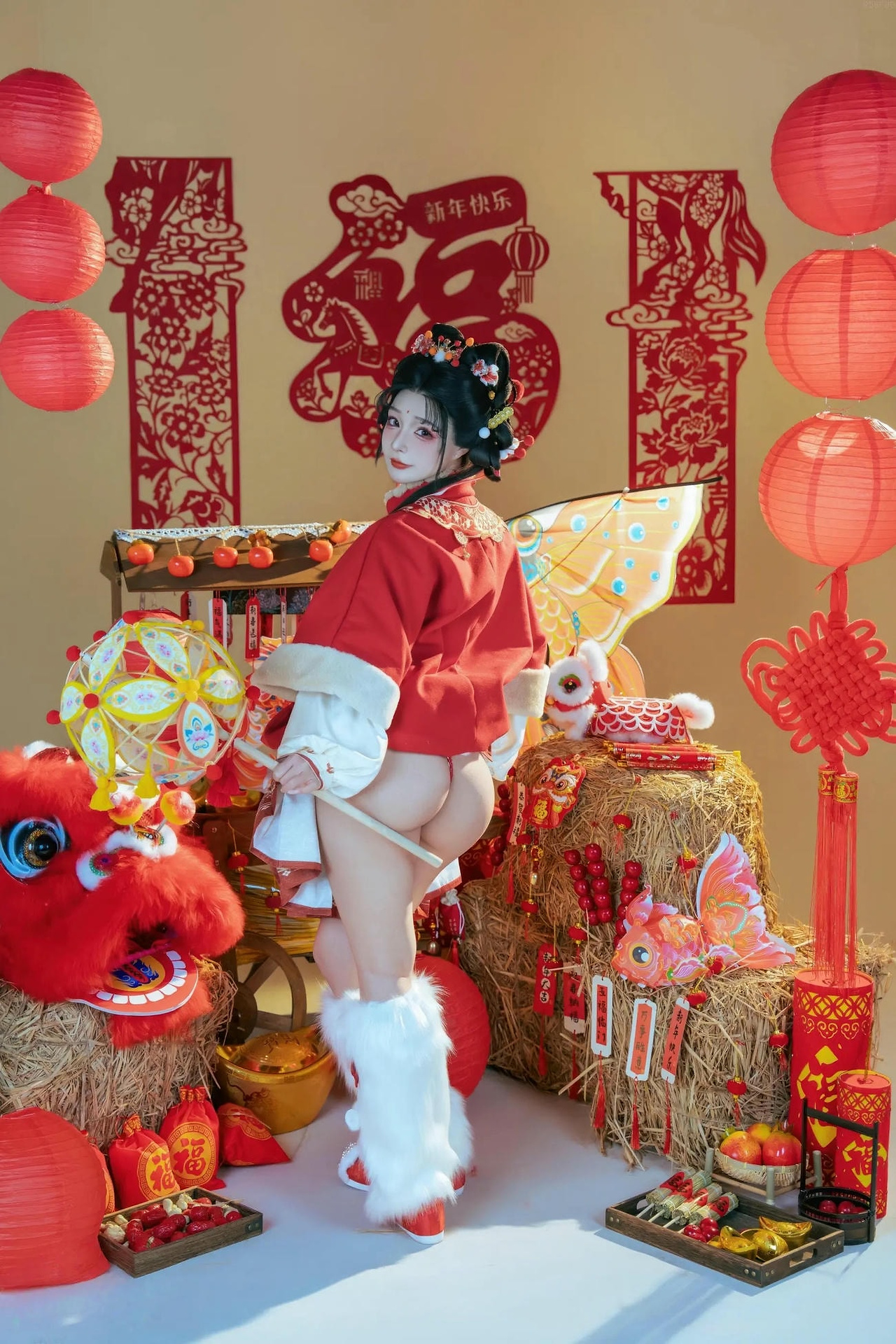 【单套】yuuhui玉：匯醒狮少女【130页】  第4张