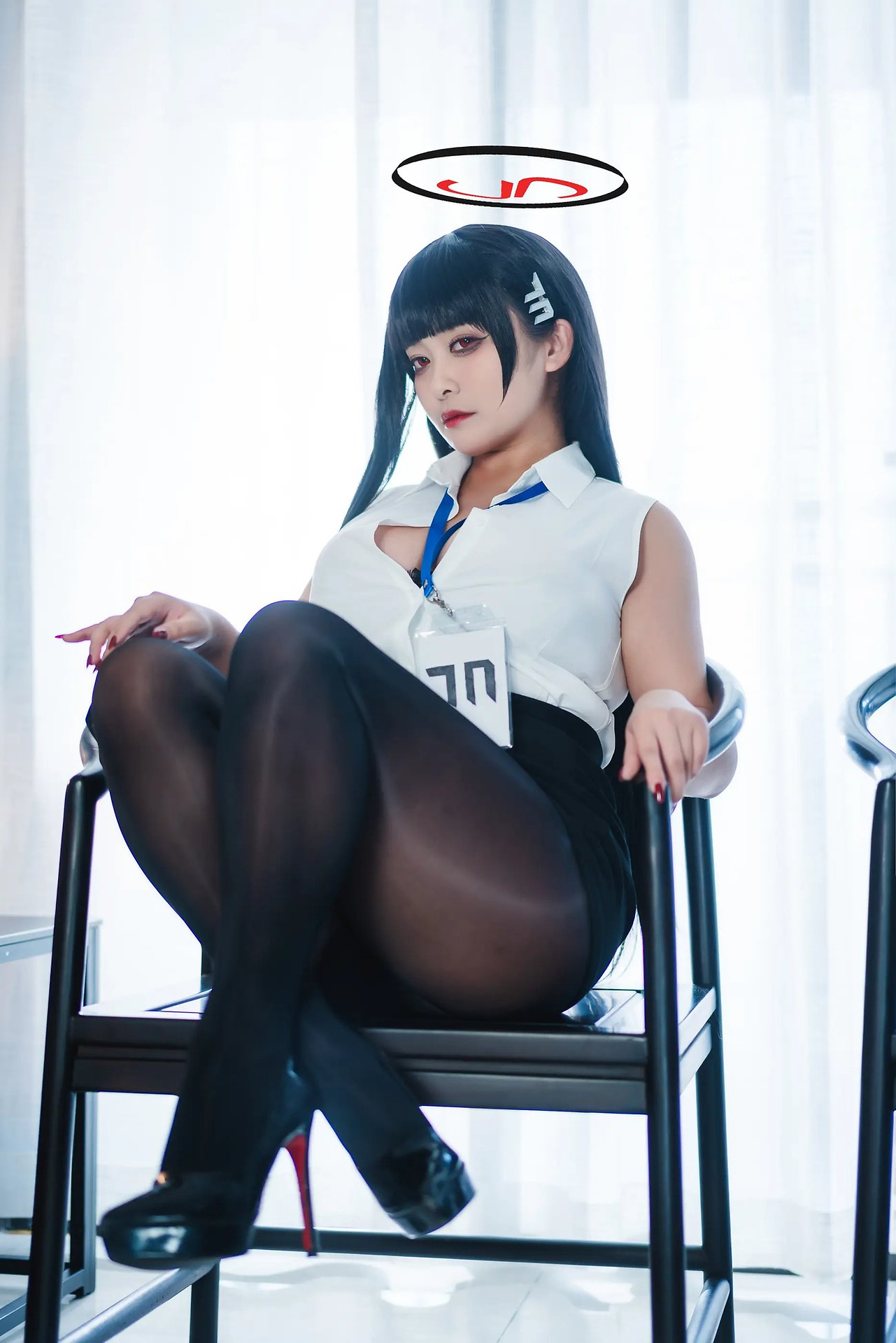 【单套】洛璃LoLiSAMA：蔚蓝档案调月莉音【72张】  第3张