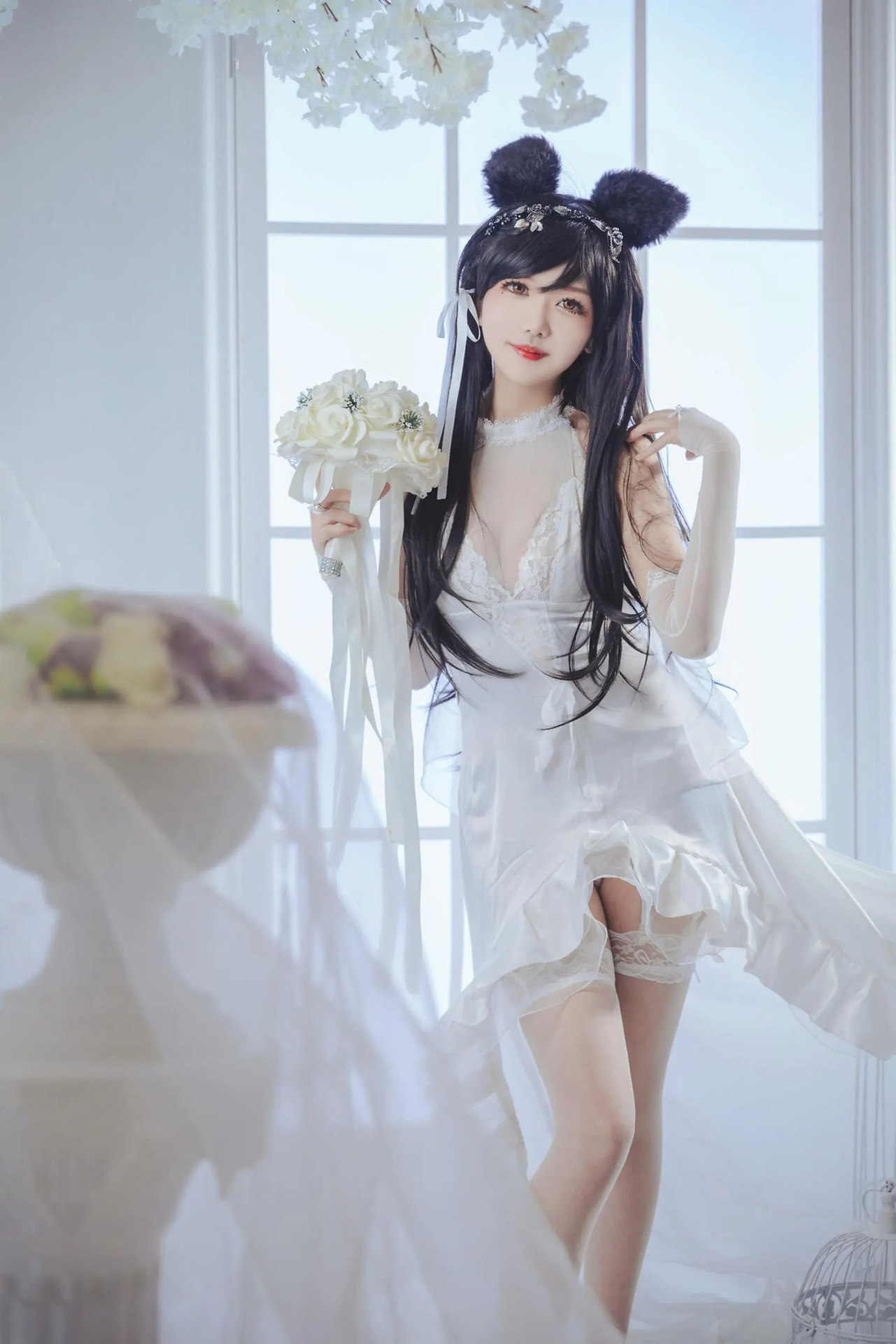 【单套】源纱希喵喵喵：爱宕花嫁【26张】  第2张