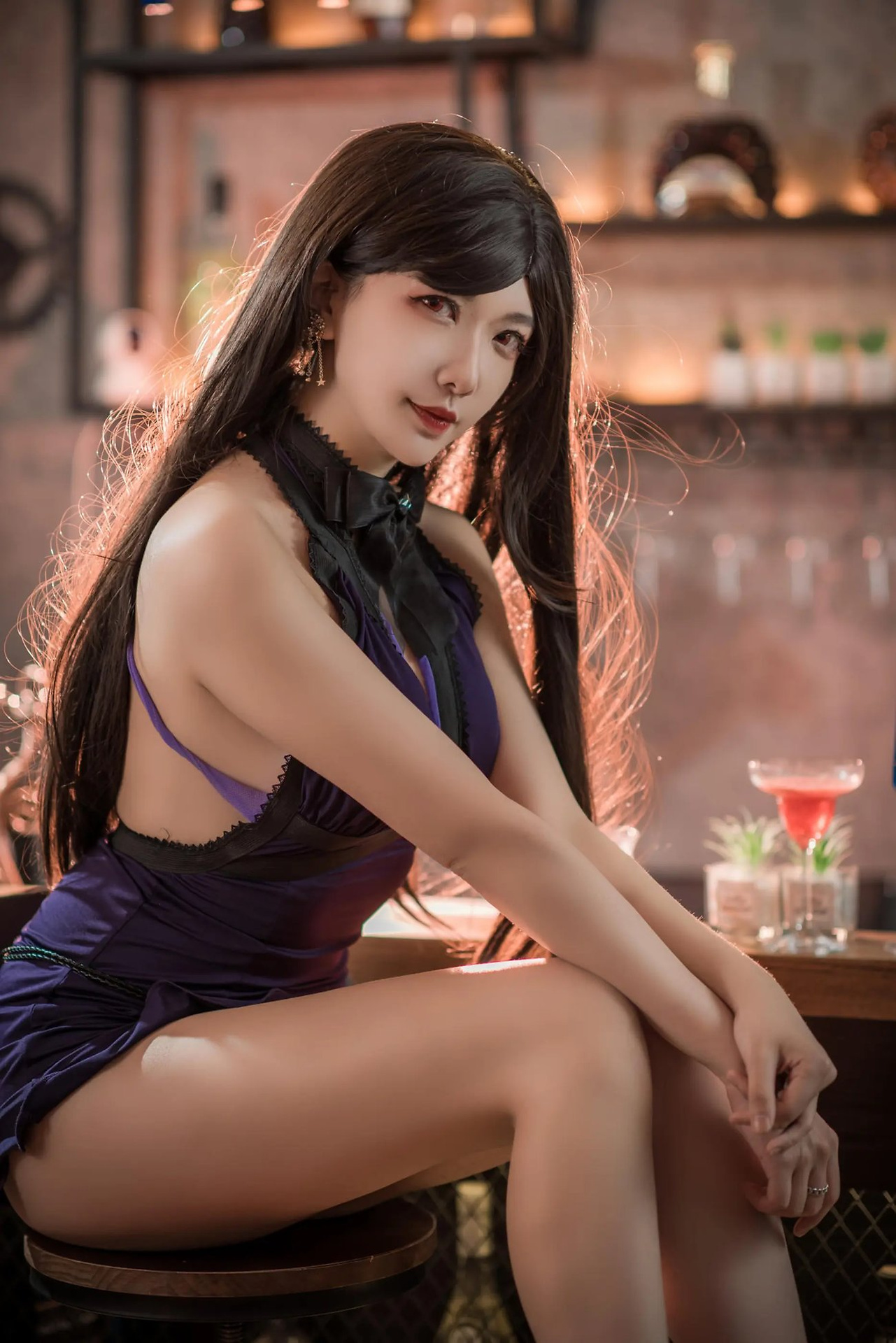 【单套】源纱希喵喵喵：蒂法礼服【20张】  第2张