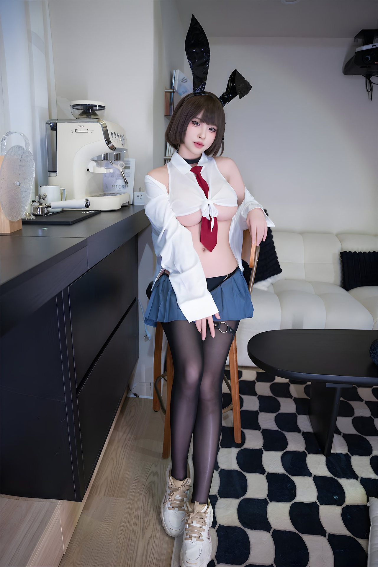 【单套】清水由乃：不良JK兔女郎【59涨】  第3张